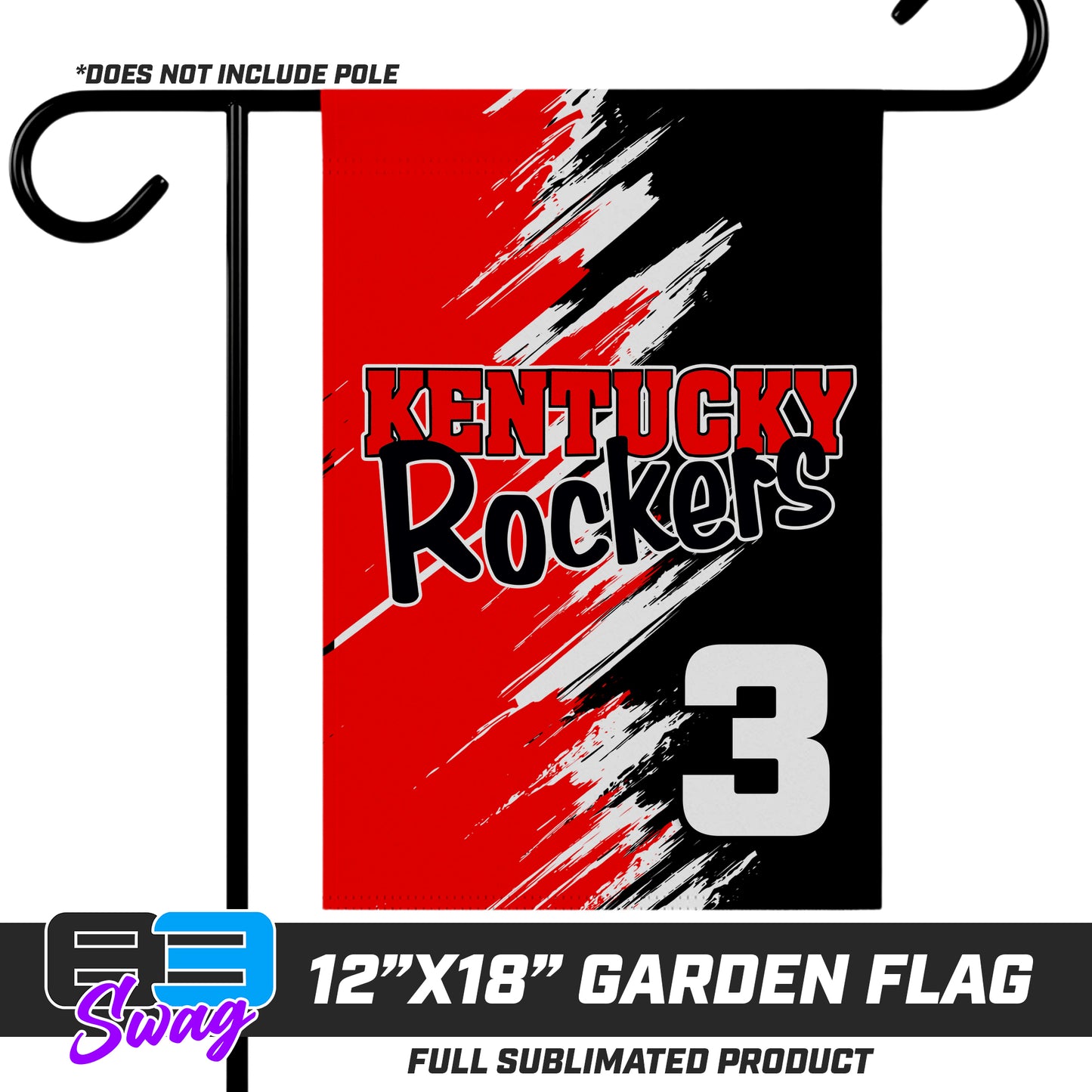 12"x18" Garden Flag - Kentucky Rockers Softball