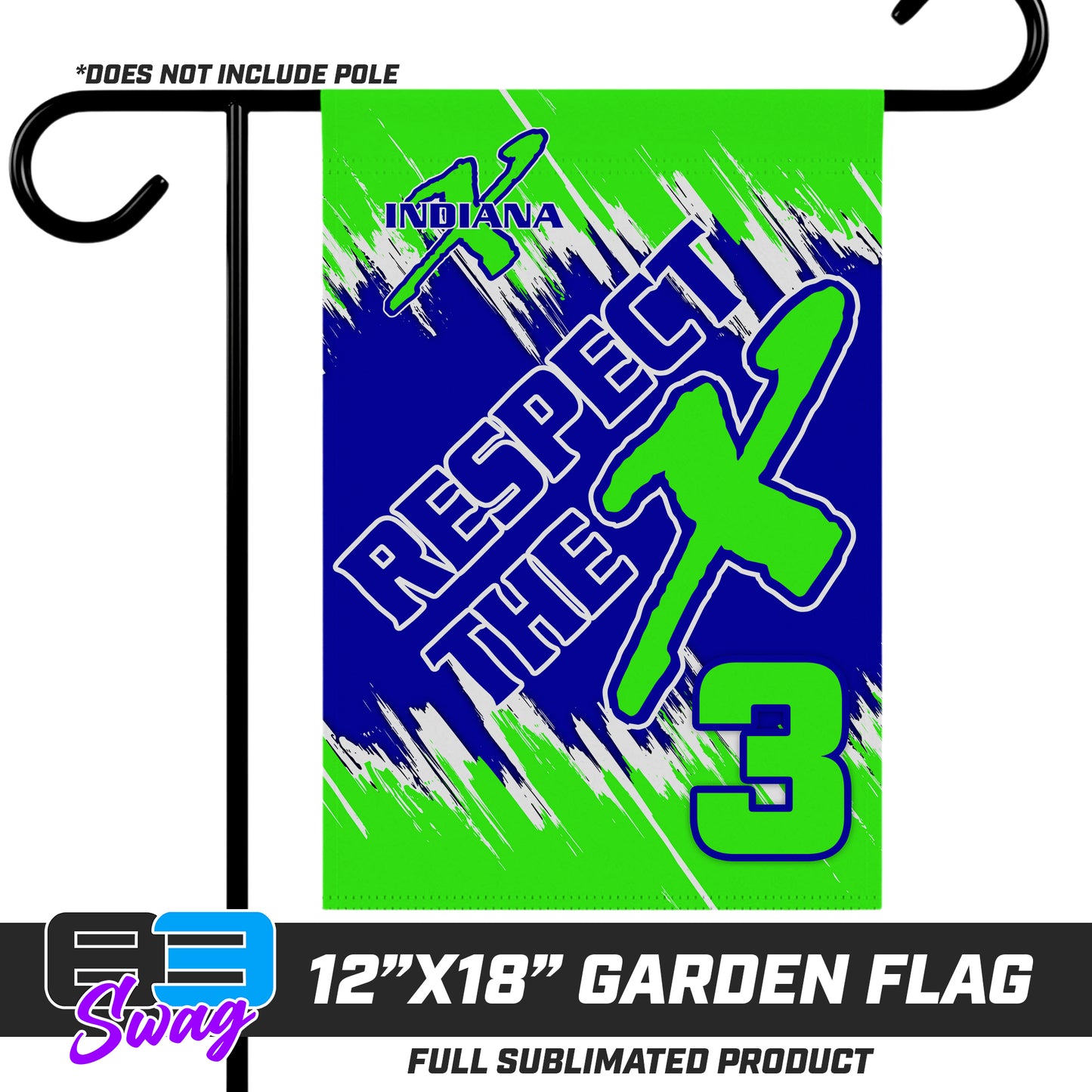 12"x18" Garden Flag - Indiana Xtreme Softball