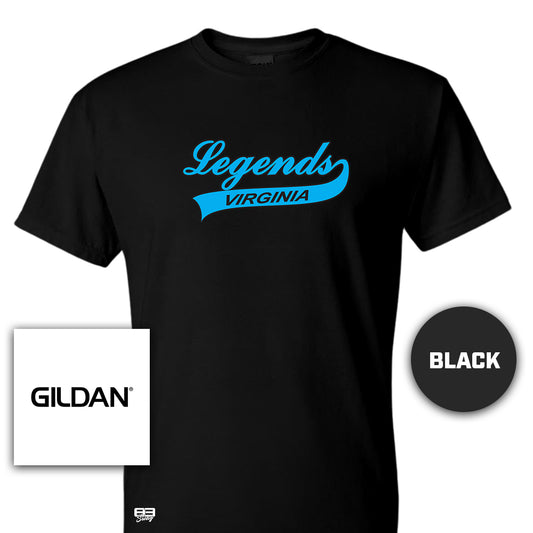 Gildan Youth & Adult 5.5 oz, 50-50 T-Shirt - Virginia Legends Softball