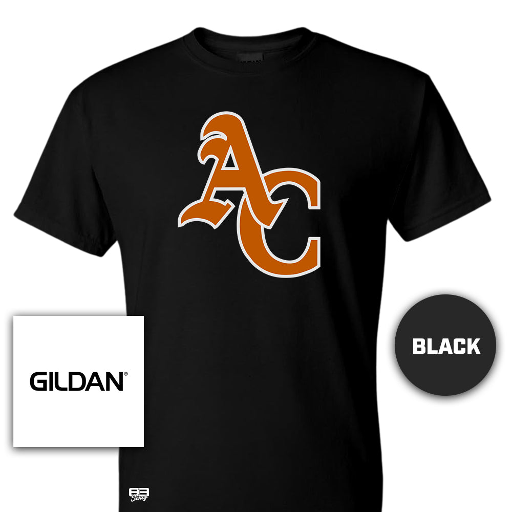 Gildan 5.5 oz, 50-50 T-Shirt - ANCIENT CITY REDS V1