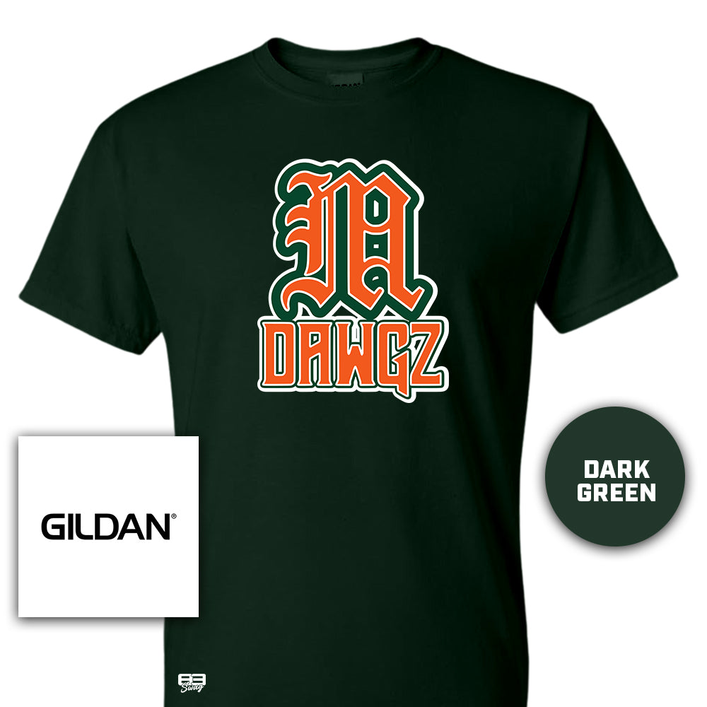 Gildan Youth & Adult 5.5 oz, 50-50 T-Shirt - Miami Metro Dawgz