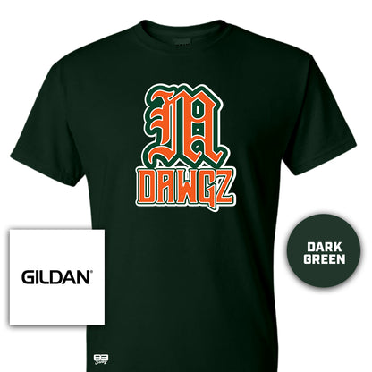 Gildan Youth & Adult 5.5 oz, 50-50 T-Shirt - Miami Metro Dawgz