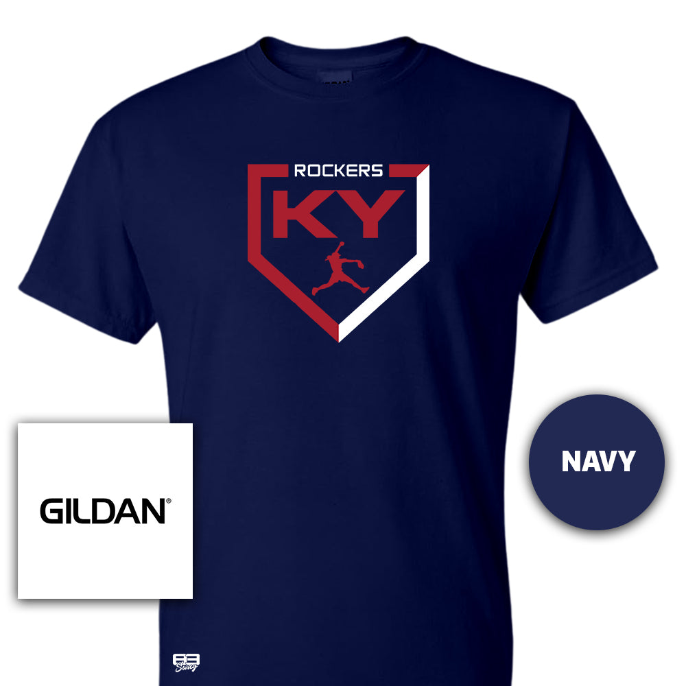 Gildan Youth & Adult 5.5 oz, 50-50 T-Shirt - KY Rockers Softball