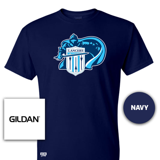 Gildan Youth & Adult 5.5 oz, 50-50 T-Shirt - Belleville East Lancers