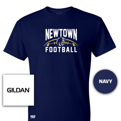 Gildan Youth & Adult 5.5 oz, 50-50 T-Shirt - Newtown Football