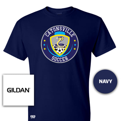 Gildan Youth & Adult 5.5 oz, 50-50 T-Shirt - Catonsville Cobras Soccer