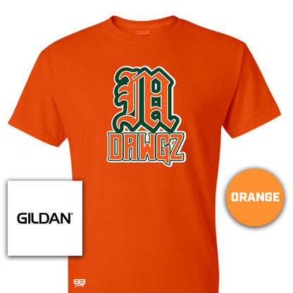 Gildan Youth & Adult 5.5 oz, 50-50 T-Shirt - Miami Metro Dawgz