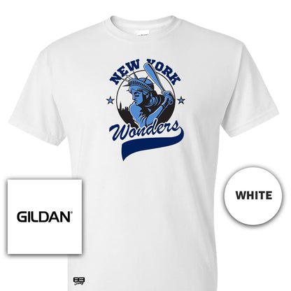 Gildan Youth & Adult 5.5 oz, 50-50 T-Shirt - New York Wonders V1