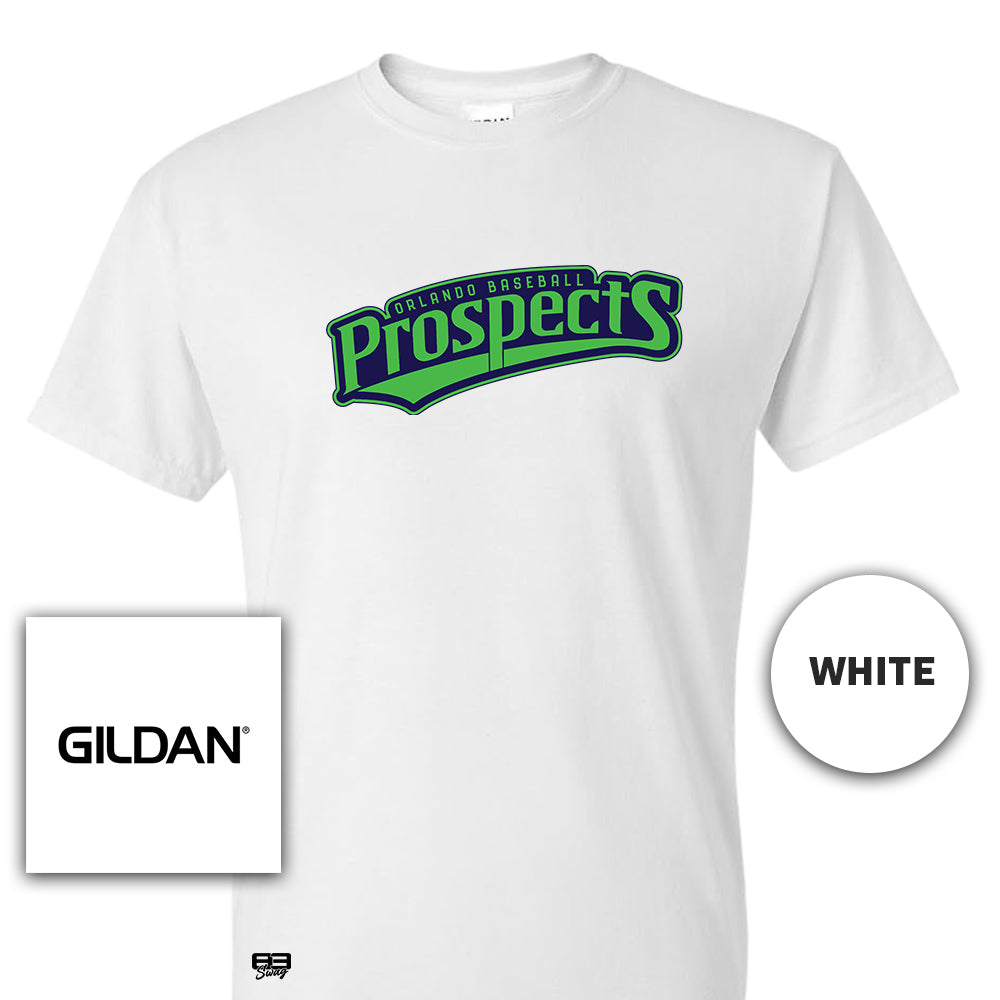 Gildan Youth & Adult 5.5 oz, 50-50 T-Shirt - Orlando Baseball Prospects - OBP