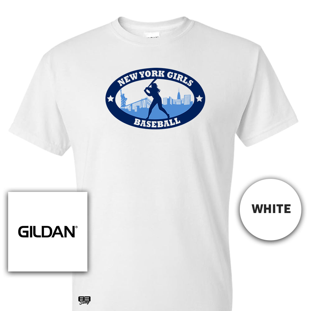 Gildan Youth & Adult 5.5 oz, 50-50 T-Shirt - New York Wonders V3