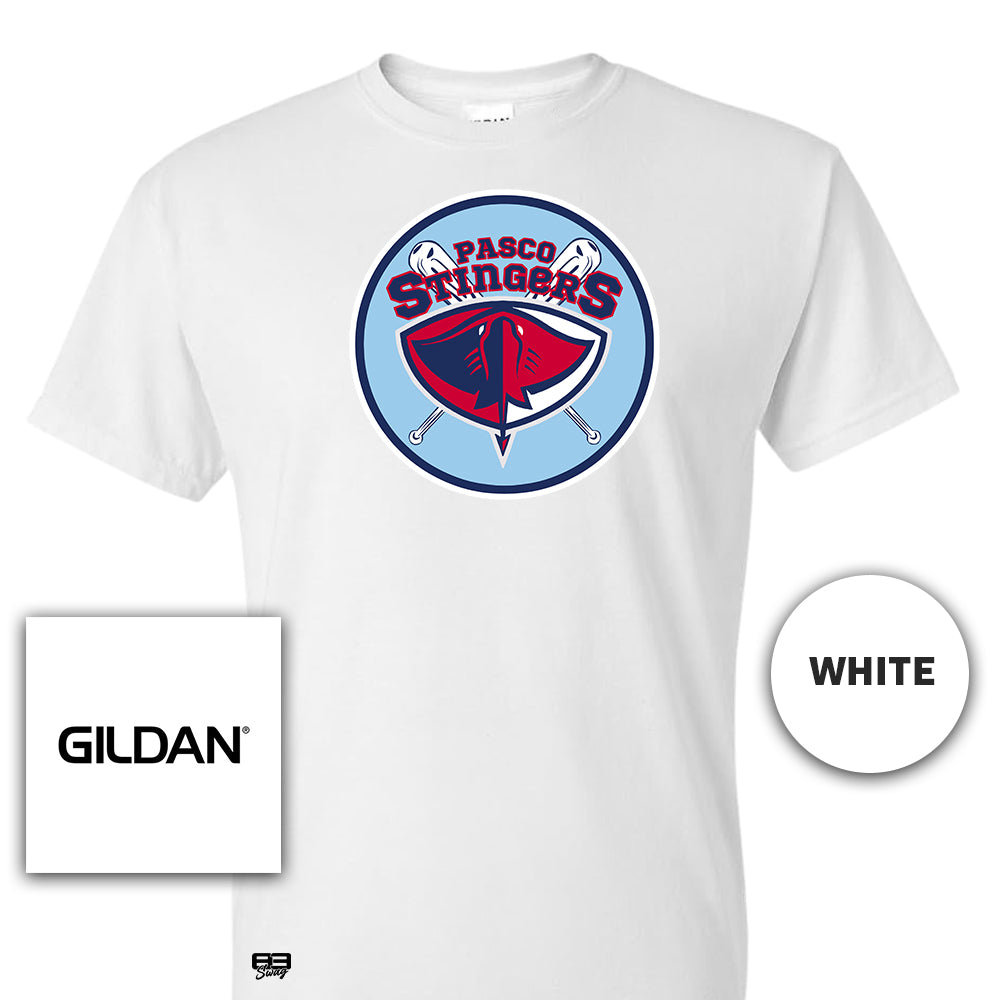 Gildan Youth & Adult 5.5 oz, 50-50 T-Shirt - Pasco Stingers Baseball V2