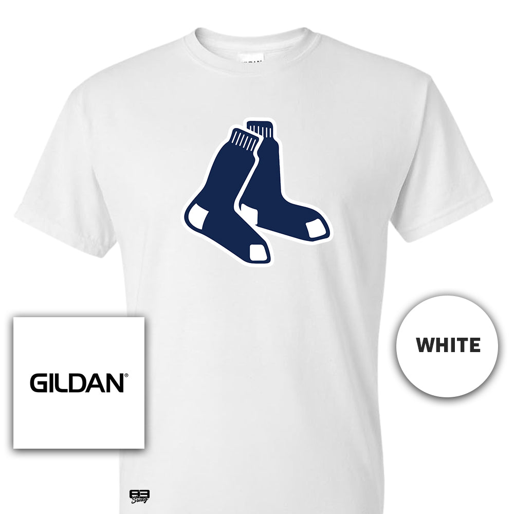 Gildan Youth & Adult 5.5 oz, 50-50 T-Shirt - Blue Sox