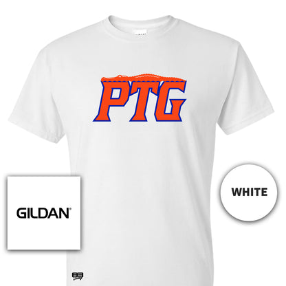 Gildan Youth & Adult 5.5 oz, 50-50 T-Shirt - Palatka TailGators Baseball V4 ALT