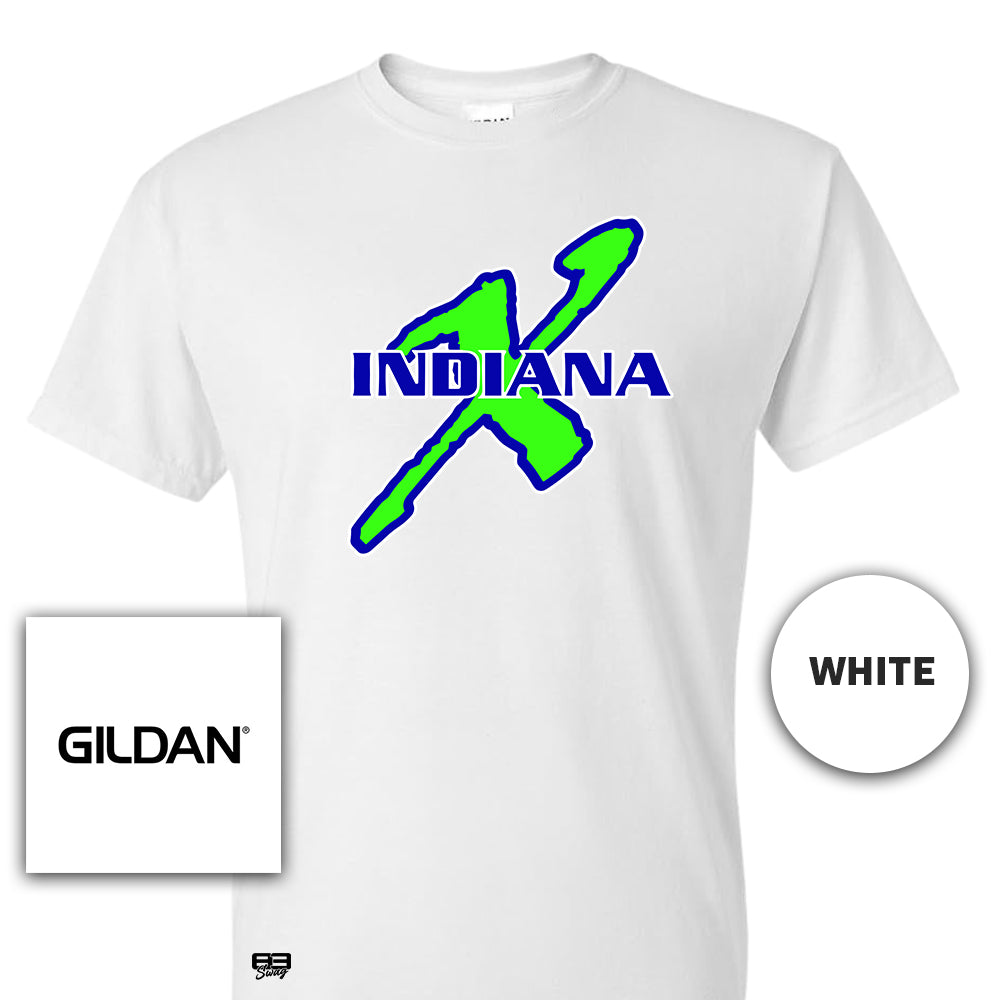 Gildan Youth & Adult 5.5 oz, 50-50 T-Shirt - Indiana Xtreme Softball V2