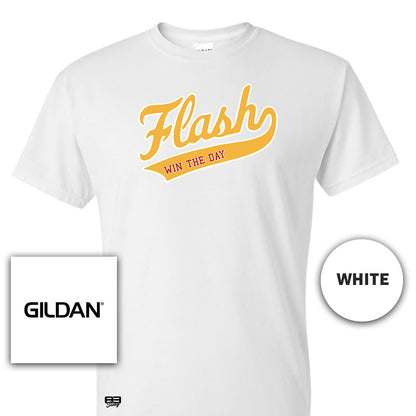 Gildan Youth & Adult 5.5 oz, 50-50 T-Shirt - Flash Baseball