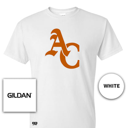 Gildan 5.5 oz, 50-50 T-Shirt - ANCIENT CITY REDS V1