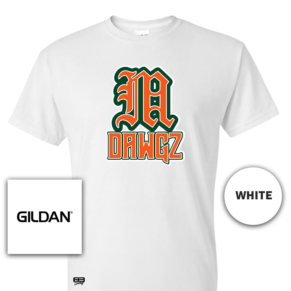 Gildan Youth & Adult 5.5 oz, 50-50 T-Shirt - Miami Metro Dawgz