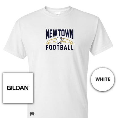 Gildan Youth & Adult 5.5 oz, 50-50 T-Shirt - Newtown Football