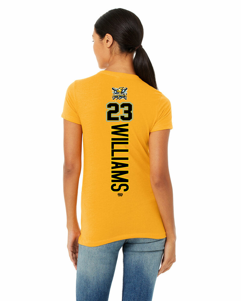 Bella + Canvas 6004 Women's The Favorite T-Shirt - Impact Softball - Massachusetts