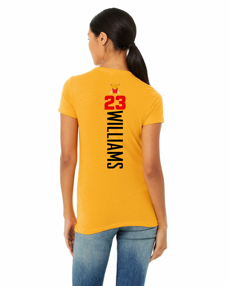 Bella + Canvas 6004 Women's The Favorite T-Shirt - Team Rally Fries Baseball