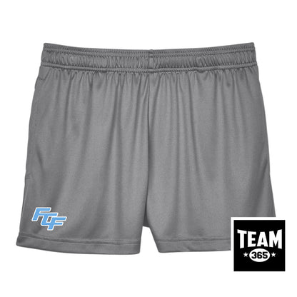 Team 365 TT11SHW Women's Zone Performance Short - FCF Flight Baseball Blue
