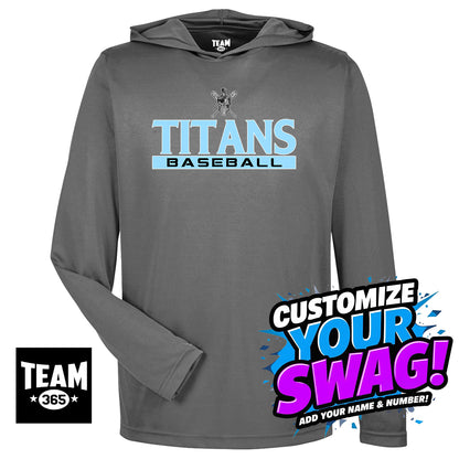 Team 365 Youth & Men's Zone Performance Hoodie - St. Johns Titans Baseball