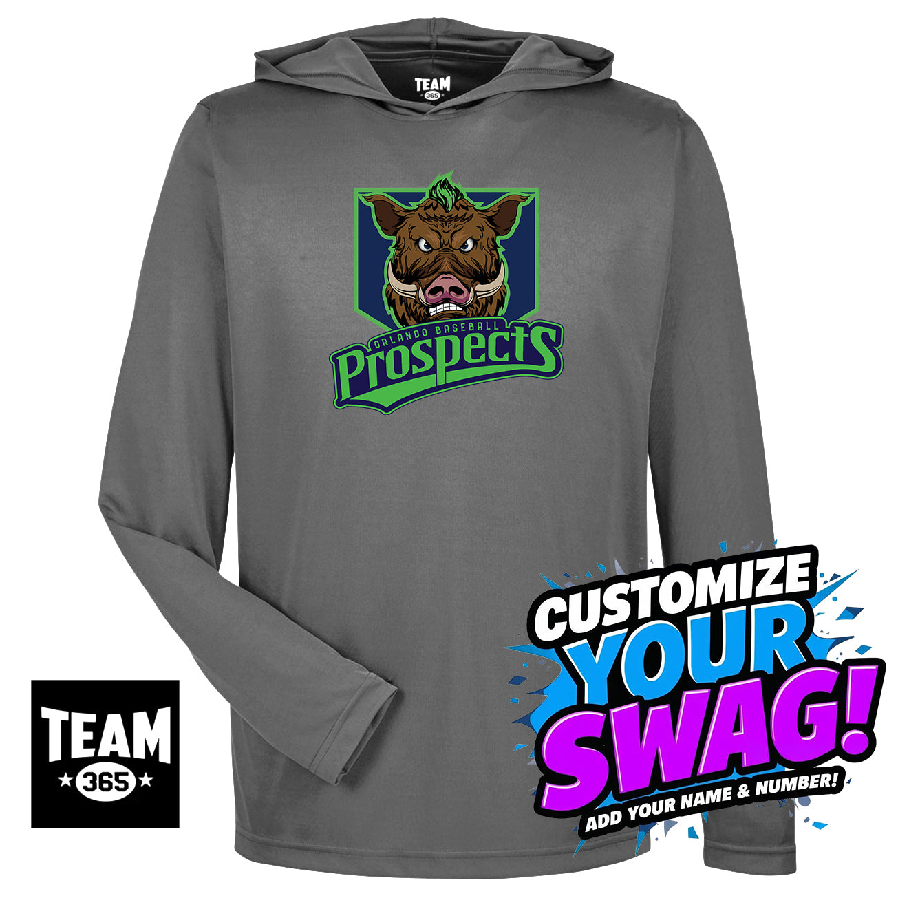 Team 365 Youth & Men's Zone Performance Hoodie - OBP War Hogs