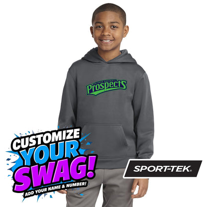 Sport-Tek Youth Sport-Wick Fleece Hooded Pullover YST244 - OBP