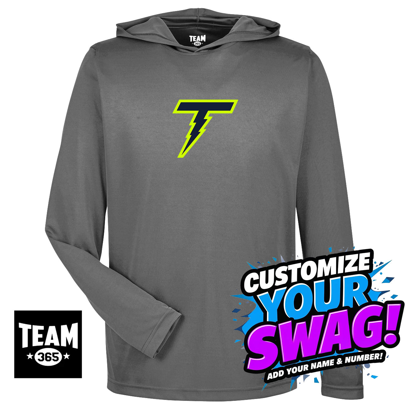 Team 365 Youth & Men's Zone Performance Hoodie - Ponte Vedra Thunder Baseball
