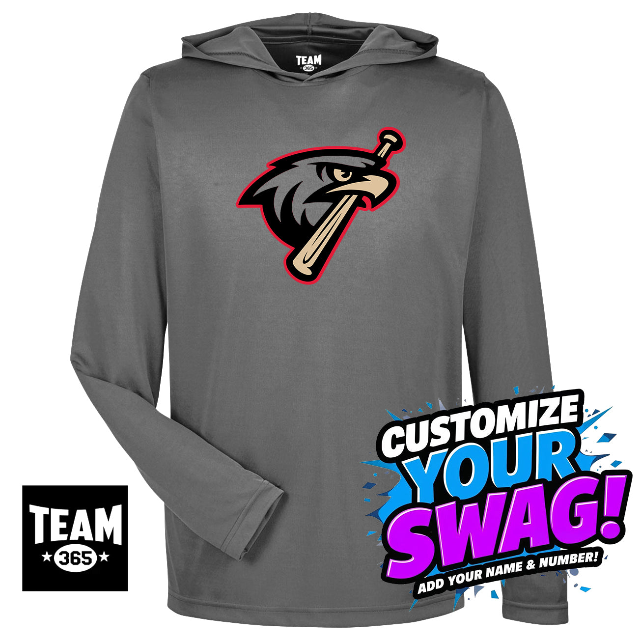 Team 365 Youth & Men's Zone Performance Hoodie - MSA Redtails Baseball
