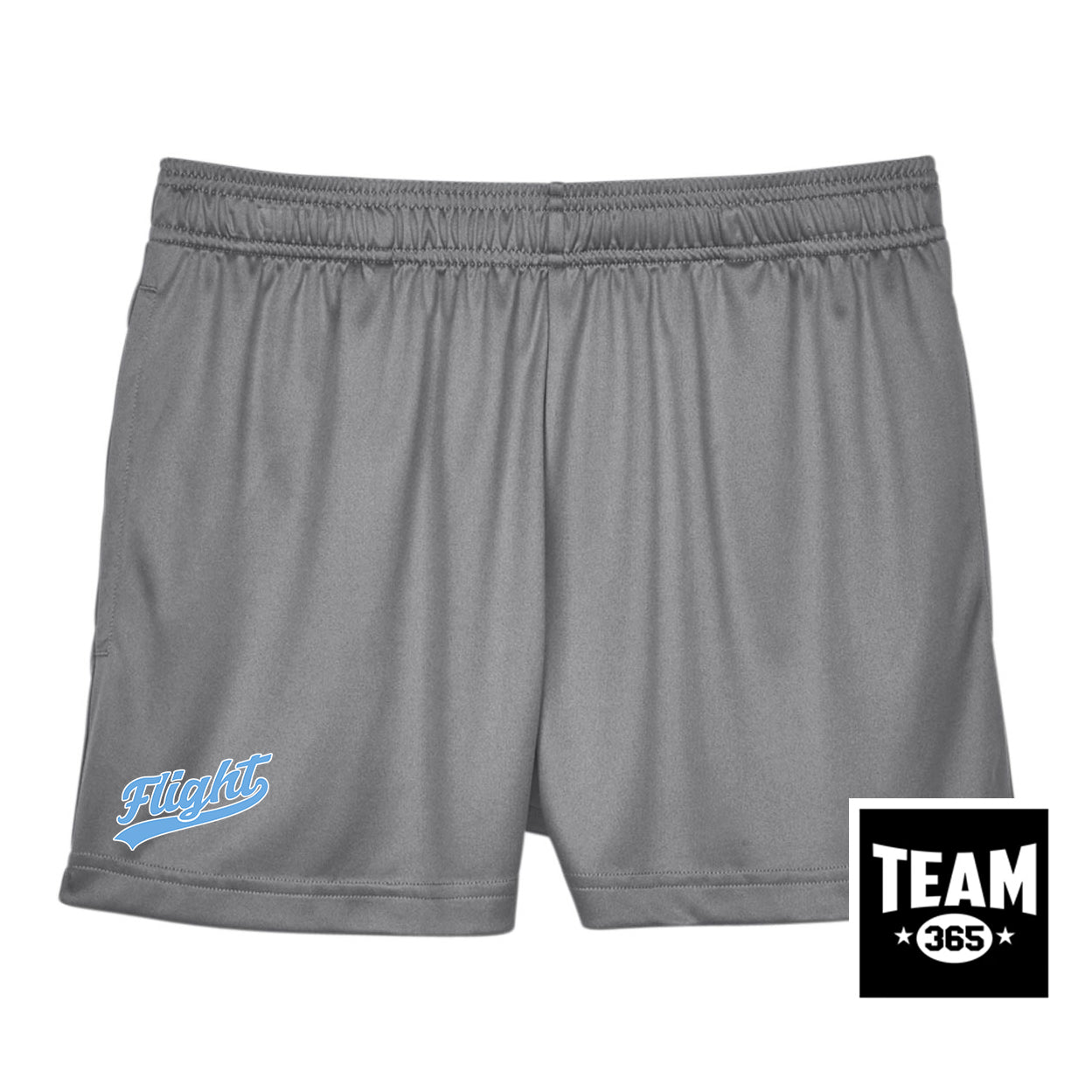 Team 365 TT11SHW Women's Zone Performance Short - FCF Flight Baseball Blue