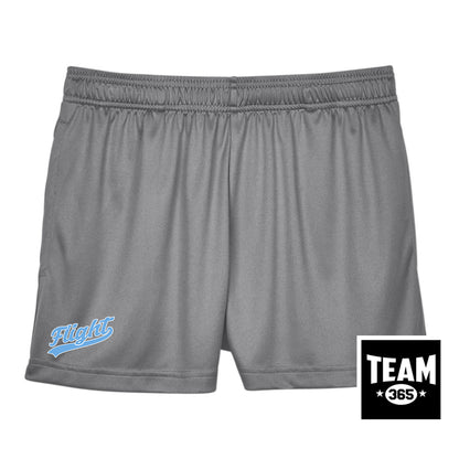 Team 365 TT11SHW Women's Zone Performance Short - FCF Flight Baseball Blue