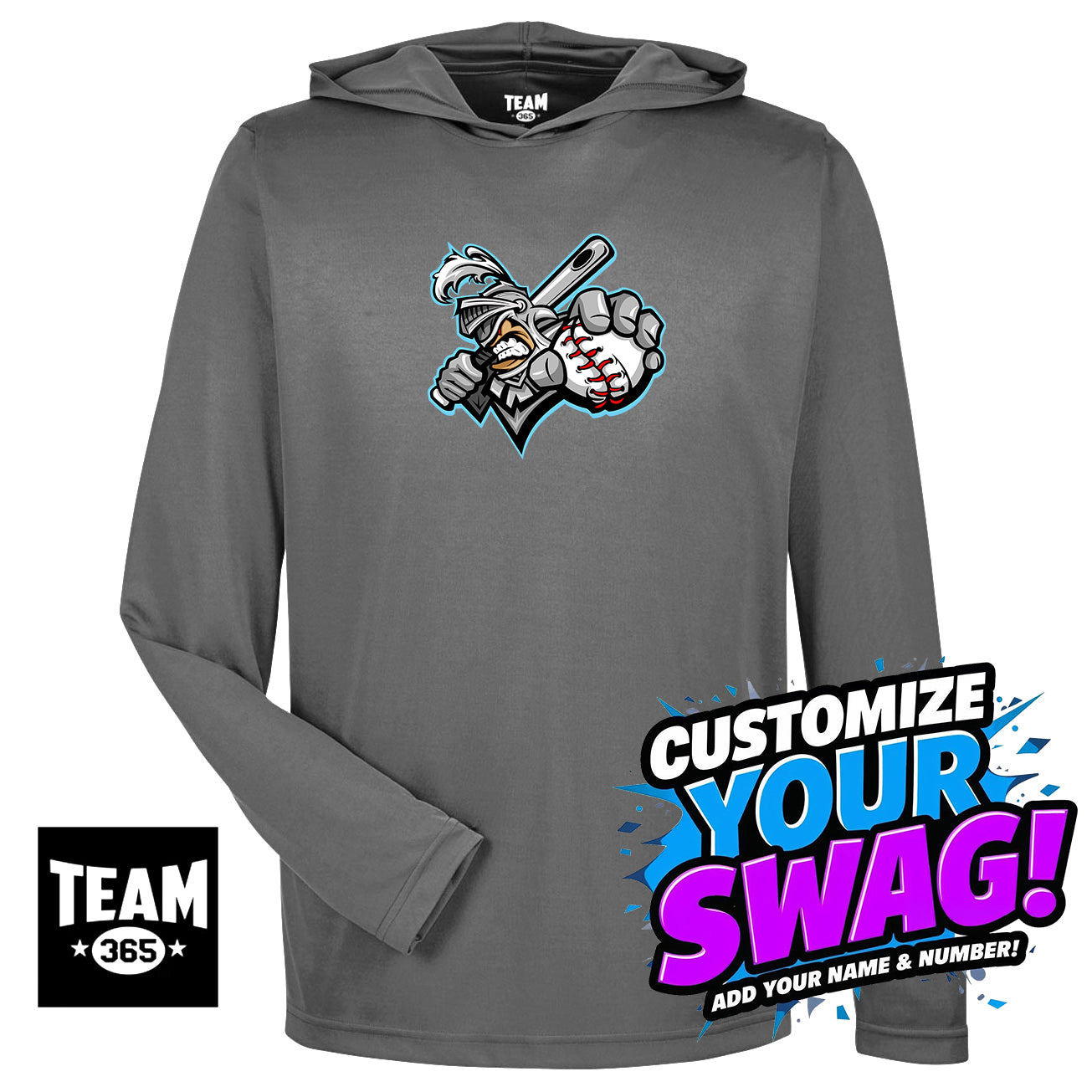 Team 365 Youth & Men's Zone Performance Hoodie - Knights Baseball