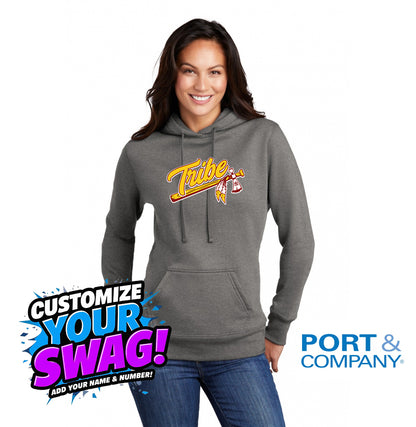 Port & Company Women's Core Fleece Pullover Hooded Sweatshirt LPC78H - North Florida Tribe