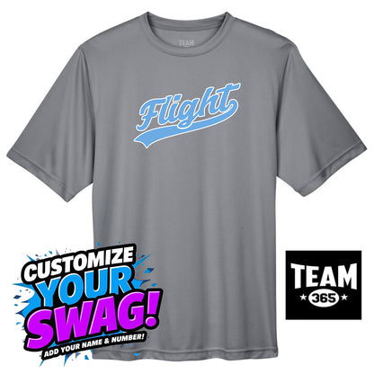 Team 365 Youth & Men's Zone Performance T-Shirt - FCF Flight Baseball Blue