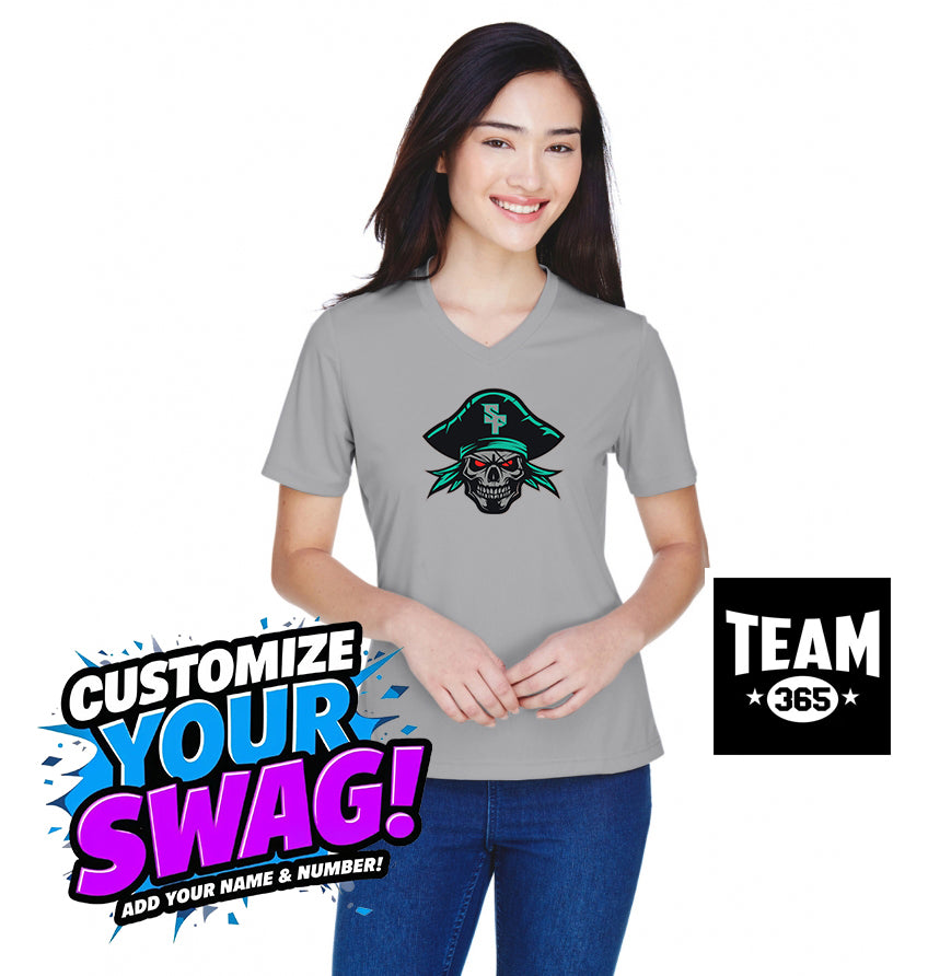 Team 365 TT11W Women's Zone Performance T-Shirt - South Florida Pirates