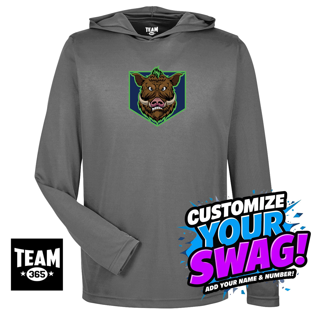 Team 365 Youth & Men's Zone Performance Hoodie - OBP War Hogs