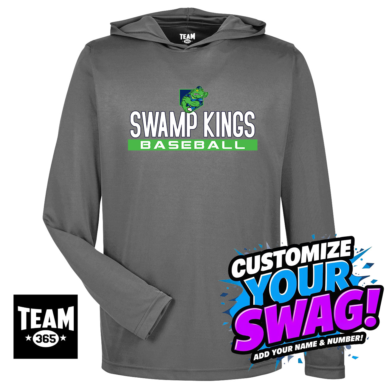 Team 365 Youth & Men's Zone Performance Hoodie - OBP Swamp Kings