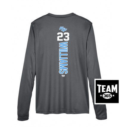 Team 365 TT11WL Women's Zone Performance Long-Sleeve T-Shirt - FCF Flight Baseball Blue