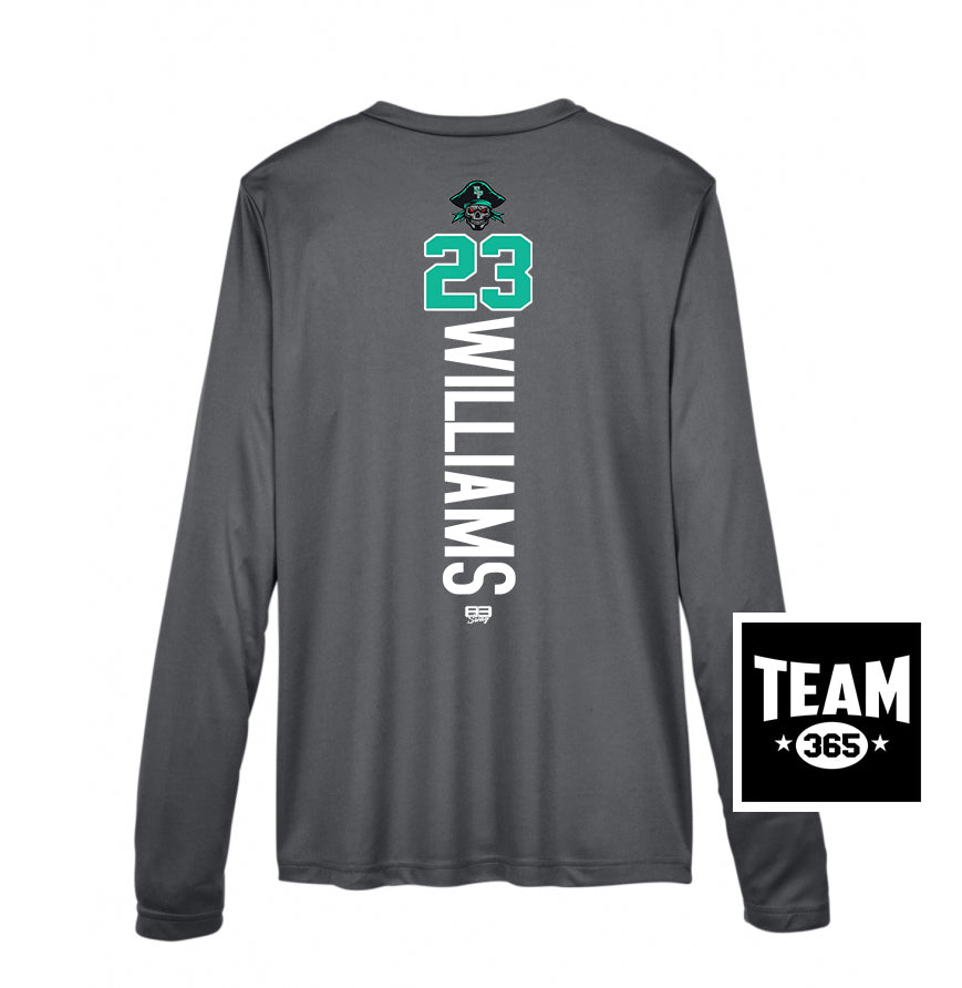 Team 365 TT11WL Women's Zone Performance Long-Sleeve T-Shirt - South Florida Pirates