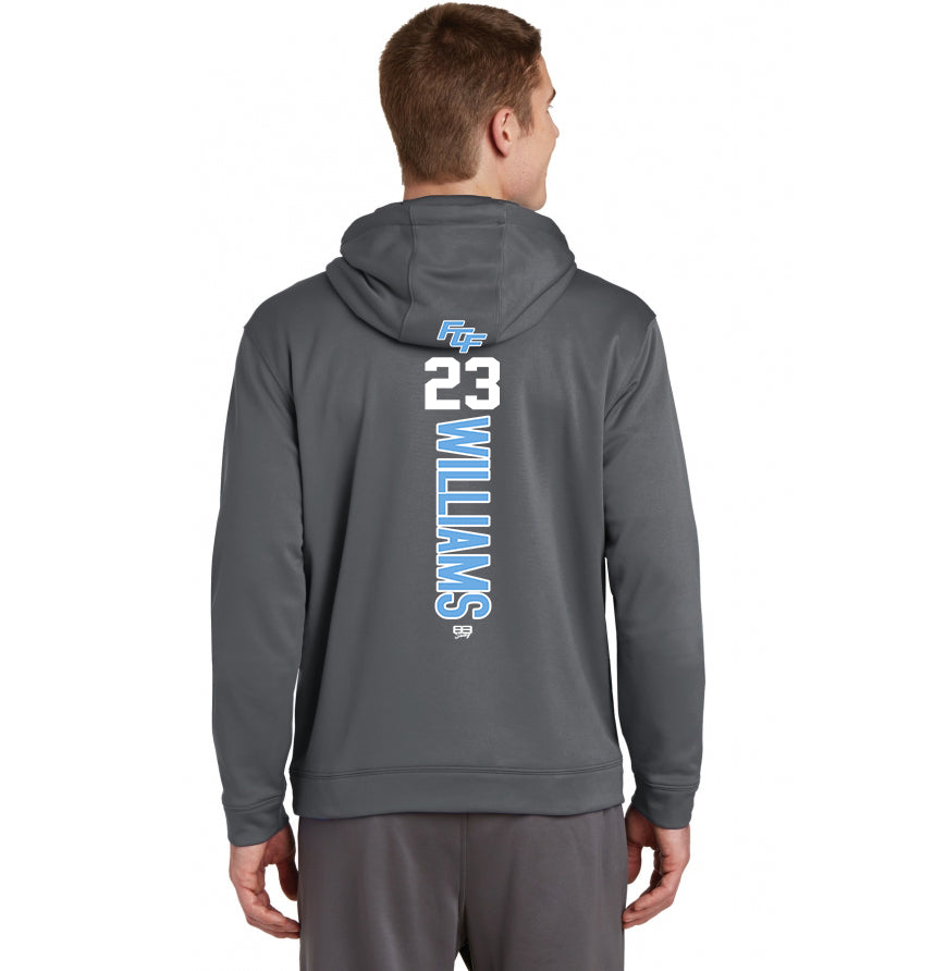 Sport-Tek Sport-Wick Fleece Hooded Pullover F244 - FCF Flight Baseball Blue