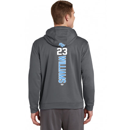 Sport-Tek Sport-Wick Fleece Hooded Pullover F244 - FCF Flight Baseball Blue