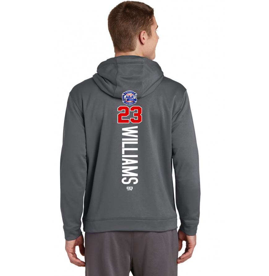 Sport-Tek Sport-Wick Fleece Hooded Pullover F244 - A&A Baseball Elite