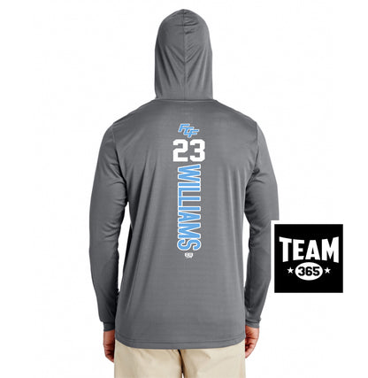 Team 365 Youth & Men's Zone Performance Hoodie - FCF Flight Baseball Blue
