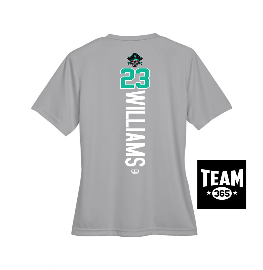 Team 365 TT11W Women's Zone Performance T-Shirt - South Florida Pirates