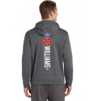 Sport-Tek Sport-Wick Fleece Hooded Pullover F244 - A&A Baseball Elite