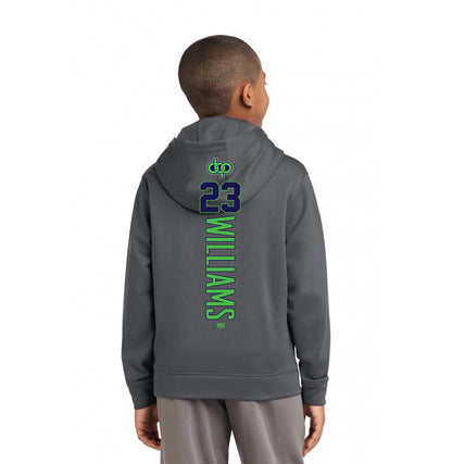 Sport-Tek Youth Sport-Wick Fleece Hooded Pullover YST244 - OBP Swamp Kings