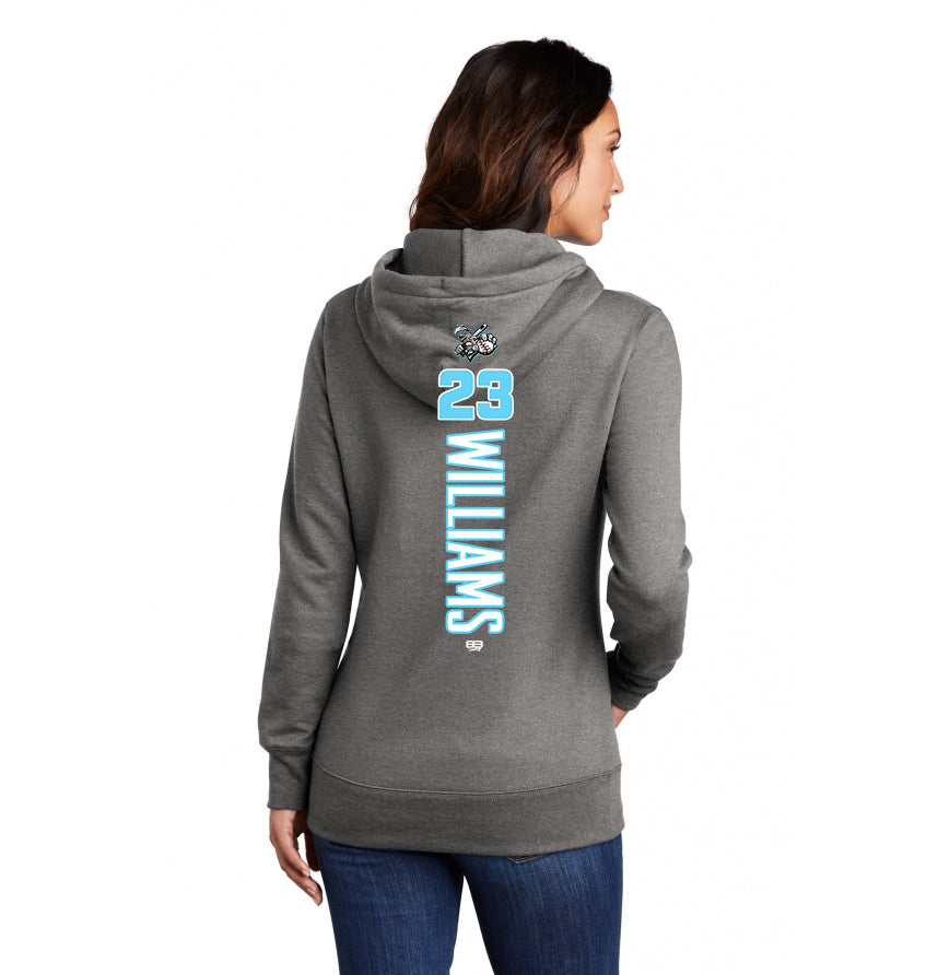 Port & Company Women's Core Fleece Pullover Hooded Sweatshirt LPC78H - Knights Baseball