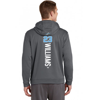 Sport-Tek Sport-Wick Fleece Hooded Pullover F244 - Lightning Premier Softball