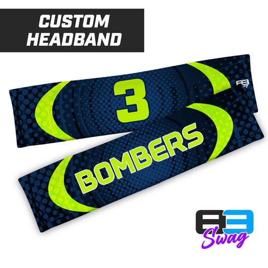 CUSTOM - Sports Headband - VB Bombers Baseball